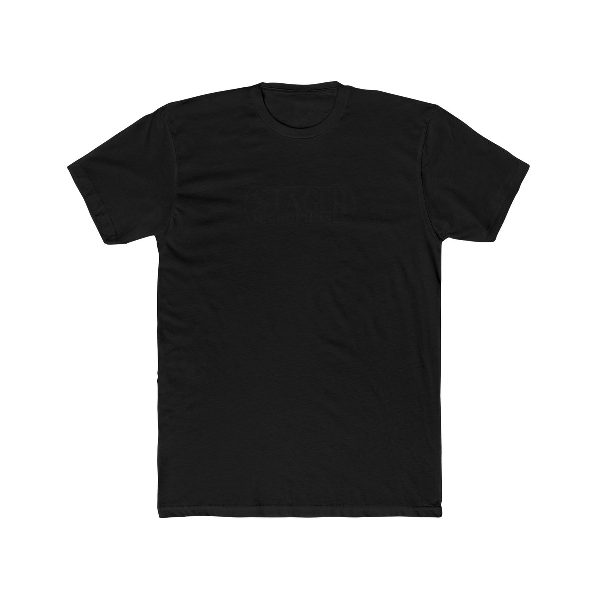 Stager Microphones Logo Tee — Minimalist White Crew T-Shirt